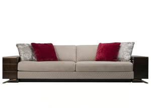 HAUSSMANN - Corner fabric sofa _ HUGUES CHEVALIER